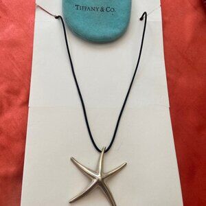 Tiffany Sterling Silver Star Necklace